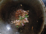 Tumis sawi putih tauco