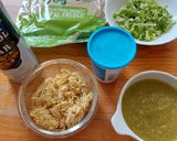A picture of step 1 of Air Fryer Chicken Tacos Dorados.