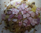 Foto del paso 3 de la receta: Revuelto de alcachofas con champiñón y bacon ahumado