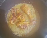 A picture of step 3 of Leg piece fry with Hummus.