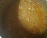 A picture of step 1 of Lentils Chicken curry.