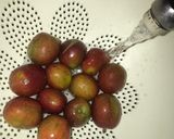 A picture of step 1 of Plum drink.