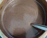 A picture of step 2 of Chocolate ganache cake.