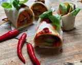 Une image de l'étape 10 de 🥗🌮🌽wraps🥑 saumon 🍣 légumes de saison 🌶️🫑🍂.