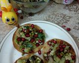 A picture of step 5 of Healthy khakhra chaat.