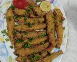 A picture of step 4 of Chatpaty kurkury Bombil fish fry.
