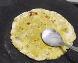 A picture of step 5 of Methi Bajara (Pearl Millet) paratha.