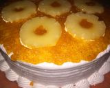 صورة لخطوة 9 من وصفة كيكة الأناناس بالجلو😍😍