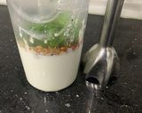 A picture of step 6 of Tawa chicken chutney roll.