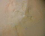 A picture of step 1 of Sweet basundi.