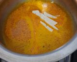 A picture of step 3 of Rajasthani papad ki sabzi.