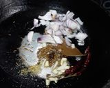 A picture of step 2 of Rajma coconut dal tadka.