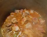 A picture of step 3 of Bhona Gosht.