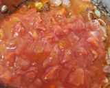 A picture of step 3 of My Lovely One Pan,Tasty Bacon, Eggs & Tomato Baked Breakfast.😁.