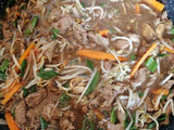 Arroz con carne mongoliana