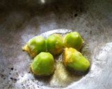 A picture of step 2 of Stuffed Pointed guard Gravy (Parwal curry).