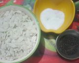 A picture of step 1 of Poha namkeen.