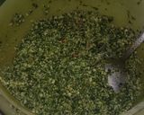 Foto del paso 3 de la receta: Crepes verdes de jamón y queso