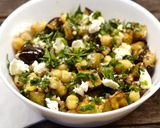 Csicseriborsós padlizsánsaláta recept fázis 5 fotója