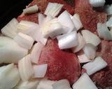 A picture of step 3 of Buttered Curried pork and cauliflower.