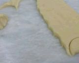 A picture of step 2 of Hyderabadi Chand Biscuits or Crescent Moon Cookies.