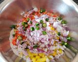 A picture of step 3 of Buckwheat Pancake or Kuttu Atta Chilla.