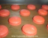 รูปขั้นตอนการทำที่ 4 ของ Raspberry Macarons
