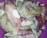Foto langkah ke 1 dari resep Cumi & udang Saos Padang.