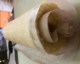 A picture of step 9 of Strawberry Coconut Swiss Roll.