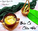 Hình bước làm 8 của món Bún Cá châu đốc phiên bản em bé - 7m+
