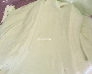 Pandan Cake Cendol Palm Sugar Pudding - Step 3