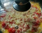 Gambar langkah 3 resipi Pizza Telur.