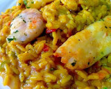 Foto del paso 14 de la receta: Arroz con roux de curry japonés, huevas y cocochas de calamar