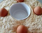 A picture of step 6 of Il casatiello napoletano Neapolitan Easter bread.
