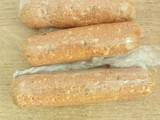 Salchicha vegana de gluten de trigo y tofu