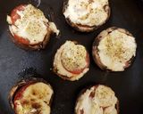 A picture of step 7 of My Pizza style stuffed portobello mushrooms.