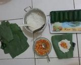 Foto langkah ke 5 dari resep Lontong Isi sayuran.