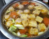 Hình bước làm 2 của món Bún riêu tôm thịt