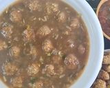 A picture of step 10 of Manchow soup.
