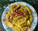 A picture of step 5 of Spiny Gourd/Kantola Fry.
