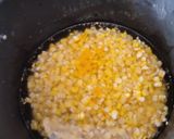 A picture of step 2 of Cheesy sweet corn chat.