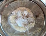A picture of step 8 of White Chocolate Macademia Nut Scones.