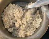 A picture of step 1 of Barley upma.