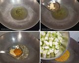 A picture of step 2 of Ridge gourd (Turai) Sabji.