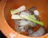 Hình bước làm 1 của món Canh mít non nấu tôm