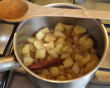 Foto del paso 2 de la receta: Postre de plátanos y manzanas con requesón