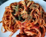 A picture of step 5 of Pasta with Soy Sauce.