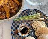 Hình bước làm 2 của món LẨU GÀ TIỀM ỚT HIỂM 🌶🌶🌶