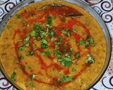 A picture of step 4 of Mung dal (splits) masala.