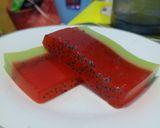 Foto langkah ke 4 dari resep Puding Es krim semangka.